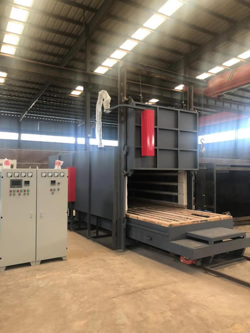 400KW臺車爐就緒，準備發(fā)貨